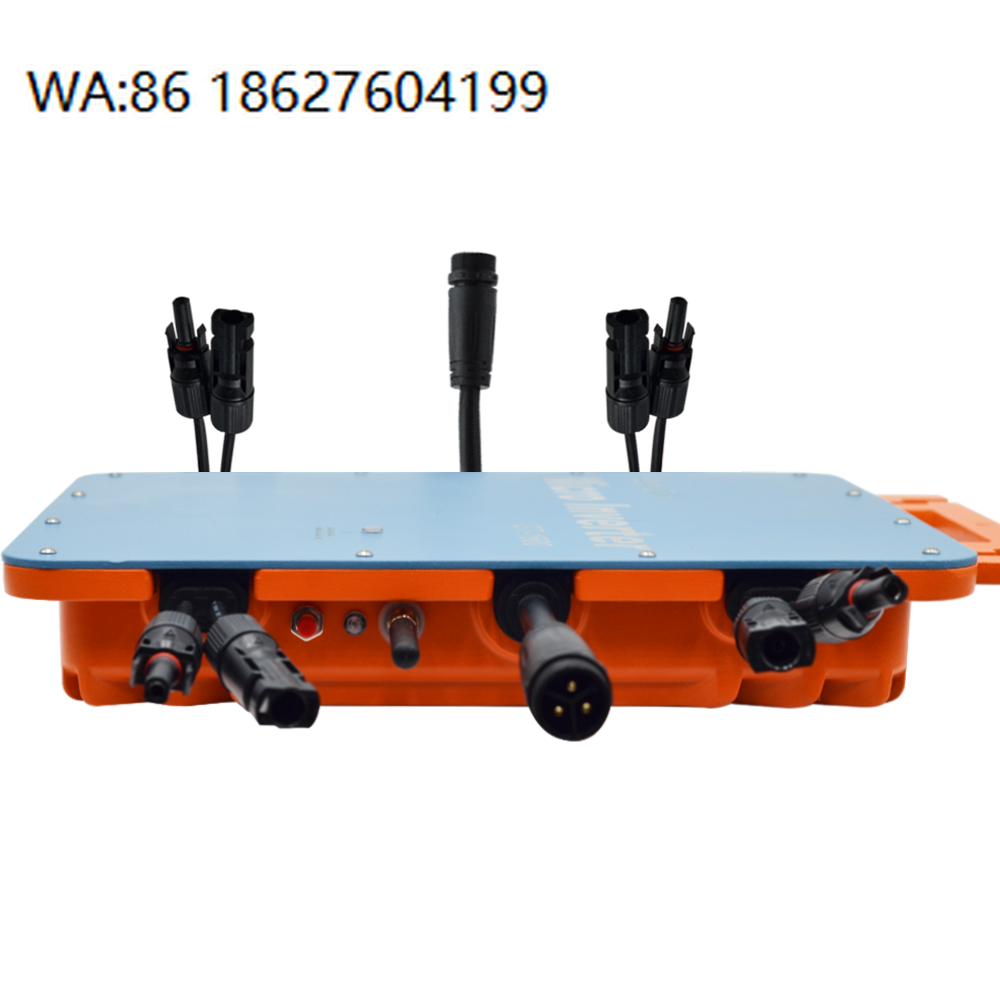 Micro Inverter 1400W Solar Grid Tie - ブラックGTダイキャストアルミニウム1400W WIFIスマートIP67防水グリッドタイマイクロインバーター家庭用バルコニーソーラーPV機器