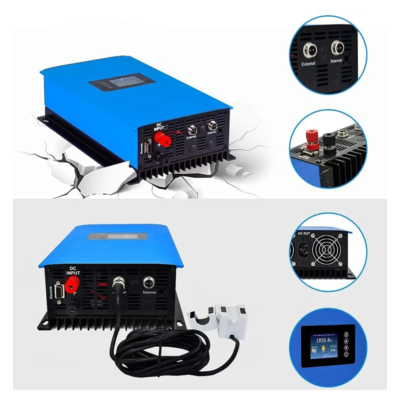 Grid Tie Inverter Limiter 2000W - 1000 ワット 2000 ワット風力発電グリッドタイインバーターリミッター/ダンプ負荷コントローラ/抵抗 48v 60v