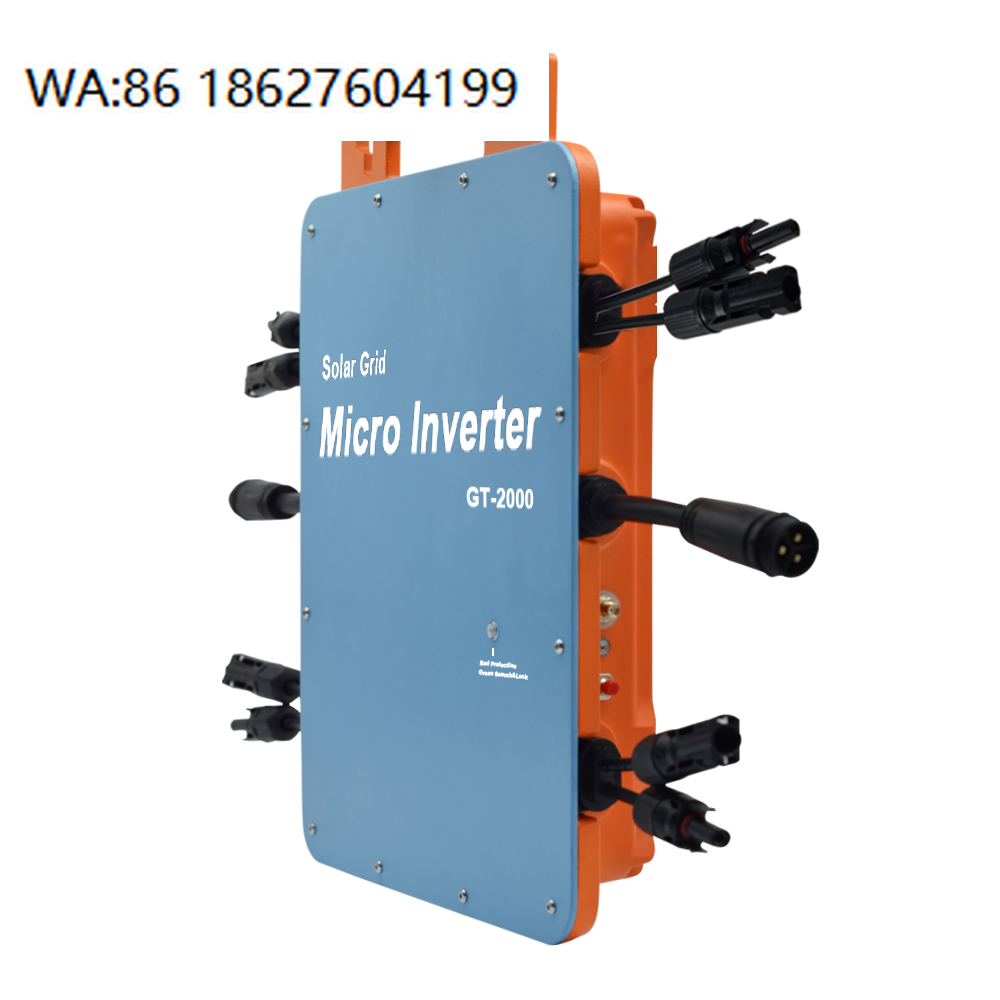 Micro Inverter 1400W Solar Grid Tie - 1200W 1400W 1600W グリッドタイマイクロインバーター 5年保証 WiFiインテリジェントモニタリング