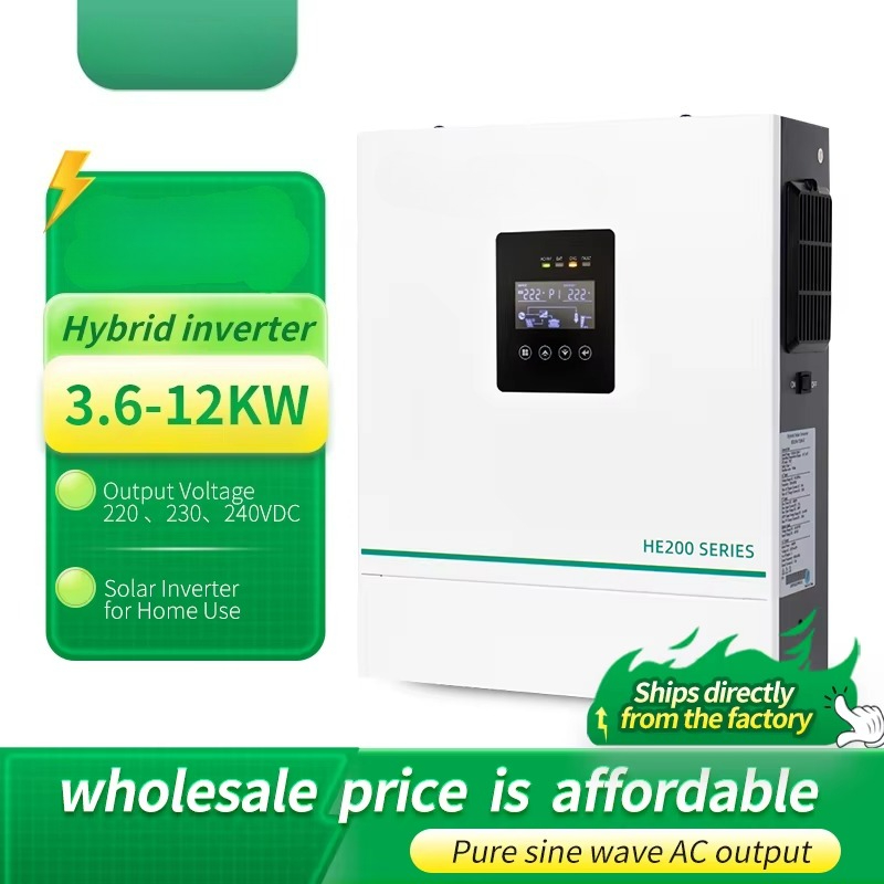 Hybrid Solar Inverter 5.5Kw Mppt 48V - 3.6kw 5.5kw 6.2kw 11kw 3kva 5kva
