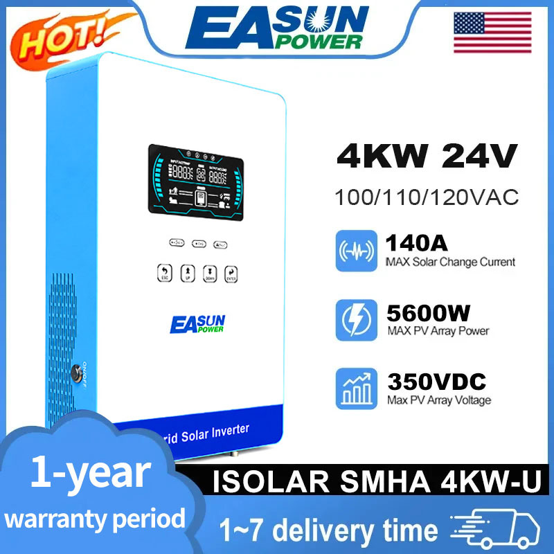 Grid Tie Inverter Limiter 2000W - EASUN POWER 4000W 110V オフグリッドハイブリッドインバーター 5600W