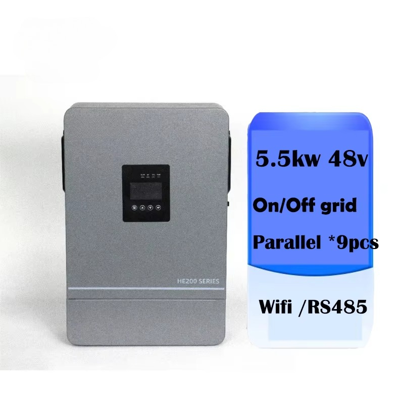 Hybrid Solar Inverter 5.5Kw Mppt 48V - 3.6kw 5.5kw 24V 48V 6.2kw 最高のMPPT