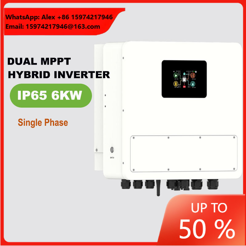 IP65 48V 6KW 単相低電圧ハイブリッドソーラーイン - Off Grid Solar Inverter 48V 6000W のレビューと価格