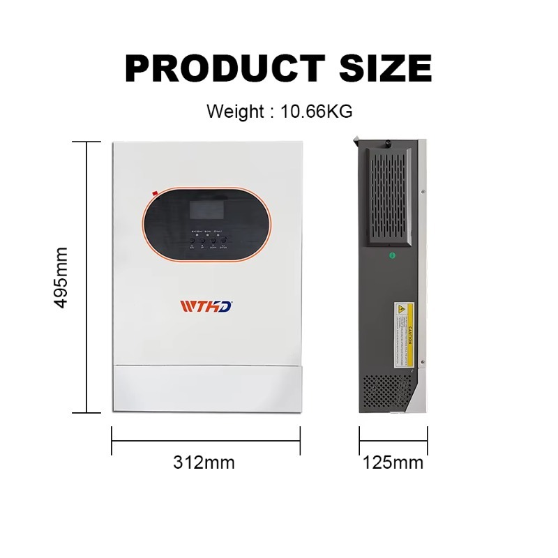 6.2KW単相オフグリッドソーラーハイブリッドインバーター4 - Off Grid Solar Inverter 48V 6000W のレビューと価格