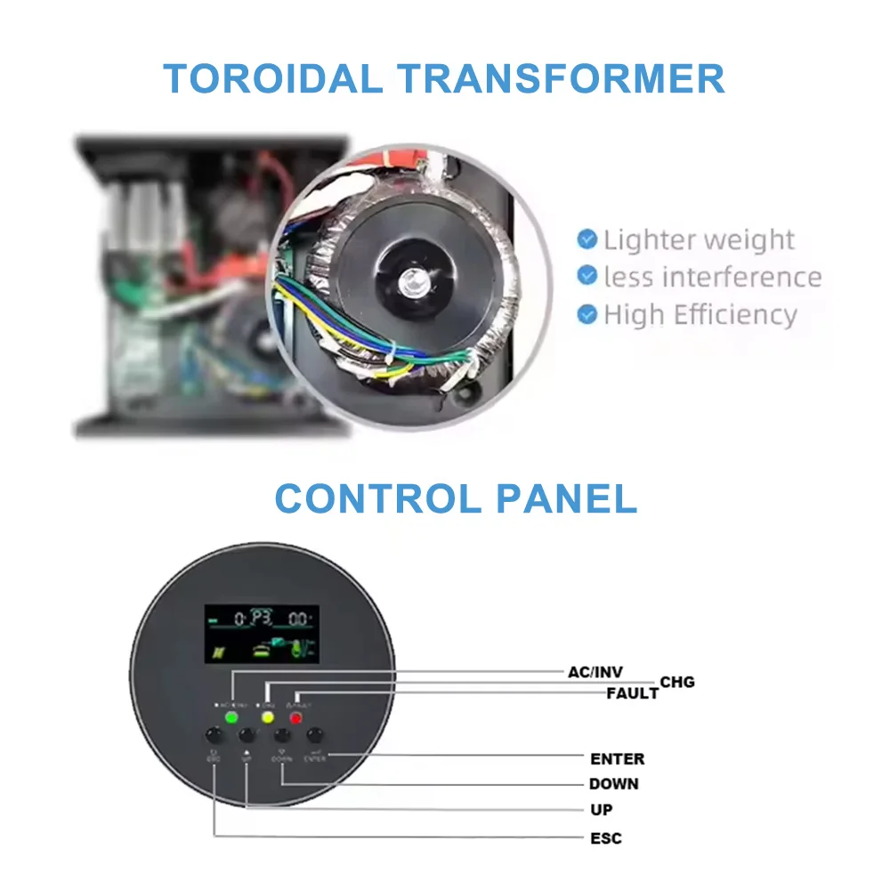 売れ筋商品 10KW 12.5kva DC 48v オフグリ - Split Phase Inverter 10Kw 110V 220V のレビューと価格