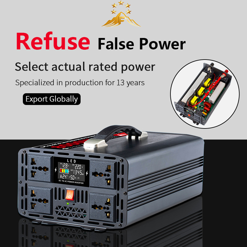 ポータブル純正弦波オフグリッドインバーター 5000W 60 - Pure Sine Wave Inverter 5000W 48V 220V のレビューと価格