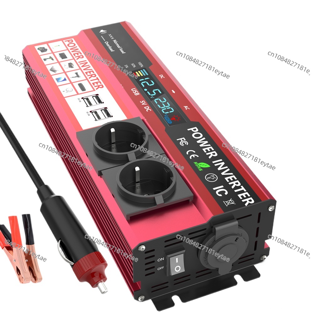 12Vから220Vへの4000Wピーク出力インバーター、80 - Power Inverter 12V 220V 4000W Continuous のレビューと価格