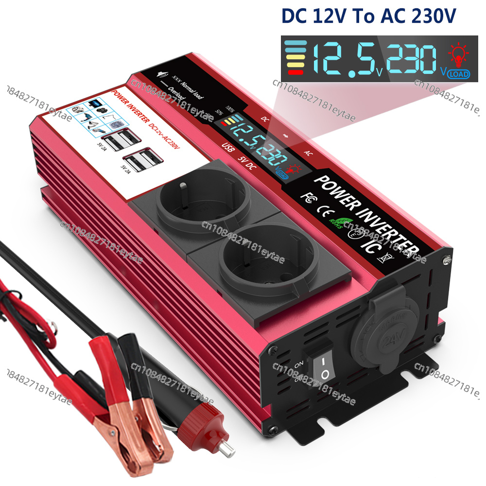 12Vから220Vへの4000Wピーク出力インバーター、80 - Power Inverter 12V 220V 4000W Continuous のレビューと価格