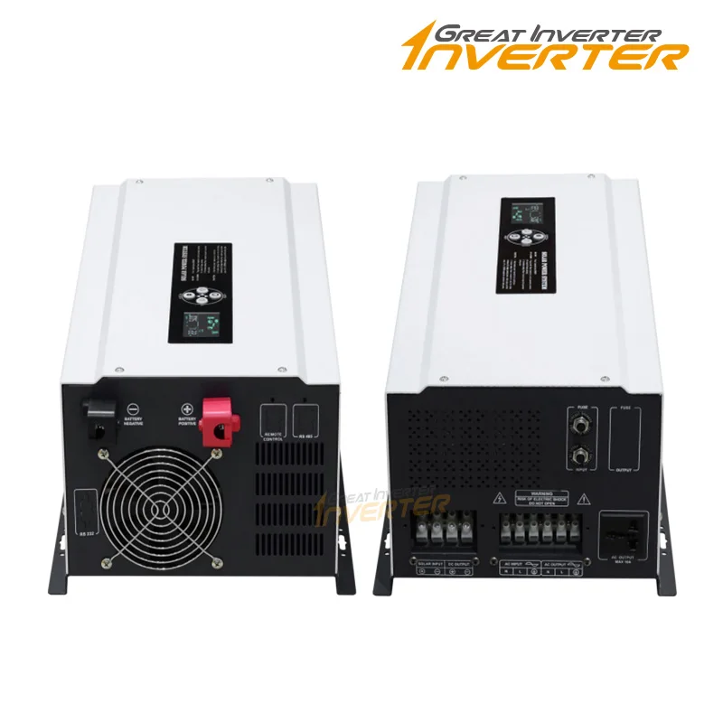 純粋な正弦波ソーラーハイブリッドインバーター,mppt充電コ - Toroidal Transformer Inverter 5000W のレビューと価格