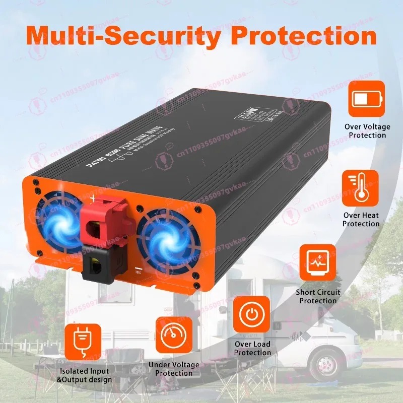 ピーク4000W 12V 24V 48V DC-AC 220 - Power Inverter 12V 220V 4000W Continuous のレビューと価格