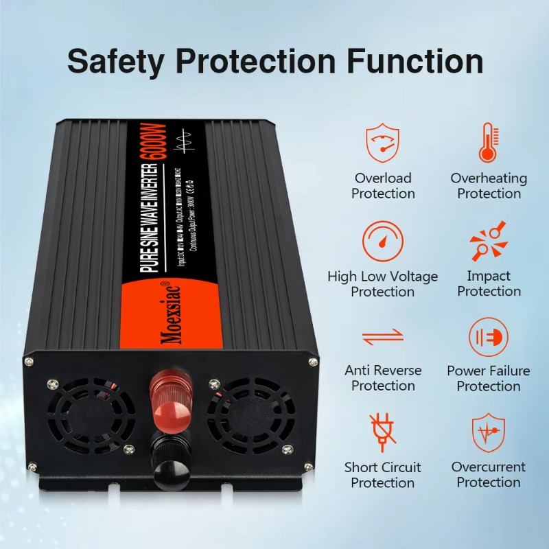 Moexsiac純正弦波ソーラーインバーター 4000W 5 - Pure Sine Wave Inverter 5000W 48V 220V のレビューと価格