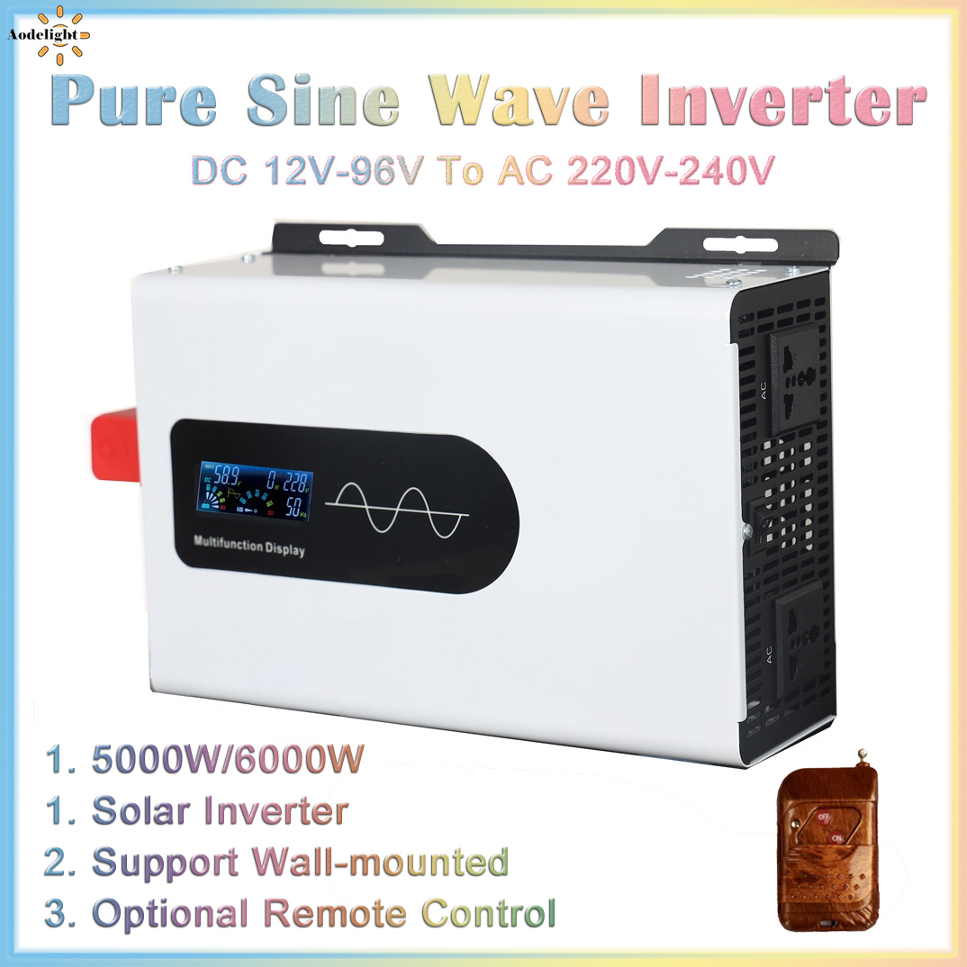 純粋な正弦波インバーター12V,220V,5000W,600 - Pure Sine Wave Inverter 5000W 48V 220V のレビューと価格