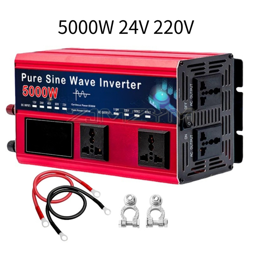 5000W純正弦波インバーター 家庭用 12V 24V 48 - Pure Sine Wave Inverter 5000W 48V 220V のレビューと価格
