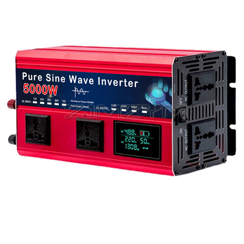 5000W純正弦波インバーター 家庭用 12V 24V 48 - Pure Sine Wave Inverter 5000W 48V 220V のレビューと価格