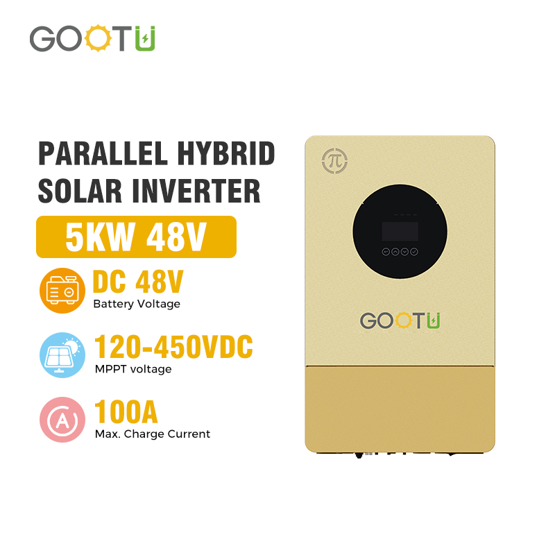 ハイブリッドソーラーインバーター 5Kw 48V 並列機能付 - Parallel Solar Inverter 48V 5000W Mppt のレビューと価格