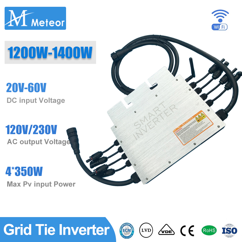 ソーラーグリッド接続マイクロインバーター,スマートアプリケー - Micro Inverter 1400W Solar Grid Tie のレビューと価格