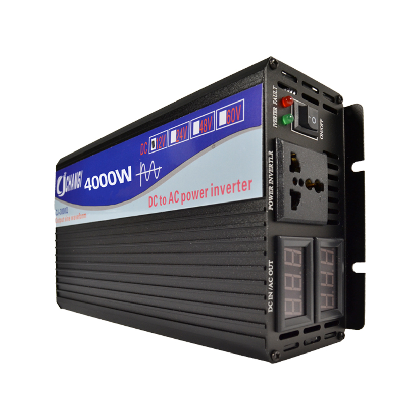 純粋な正弦波ソーラーインバーター,ダブルデジタルディスプレイ - Pure Sine Wave Inverter 5000W 48V 220V のレビューと価格