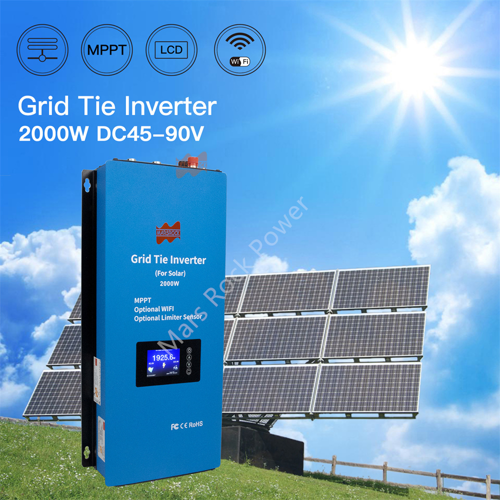 2000Wソーラー限定グリッドタイインバーターDC48Vから - Grid Tie Inverter Limiter 2000W のレビューと価格