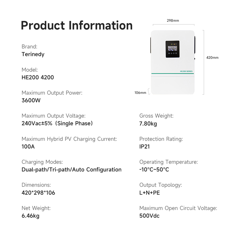 3.6kw 5.5kw 6.2kw 11kw 3kva 5k - Hybrid Solar Inverter 5.5Kw Mppt 48V のレビューと価格