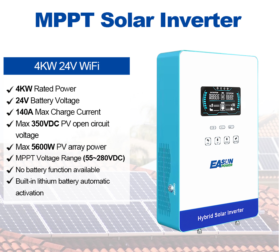 EASUN POWER 4000W 110V オフグリッドハ - Grid Tie Inverter Limiter 2000W のレビューと価格