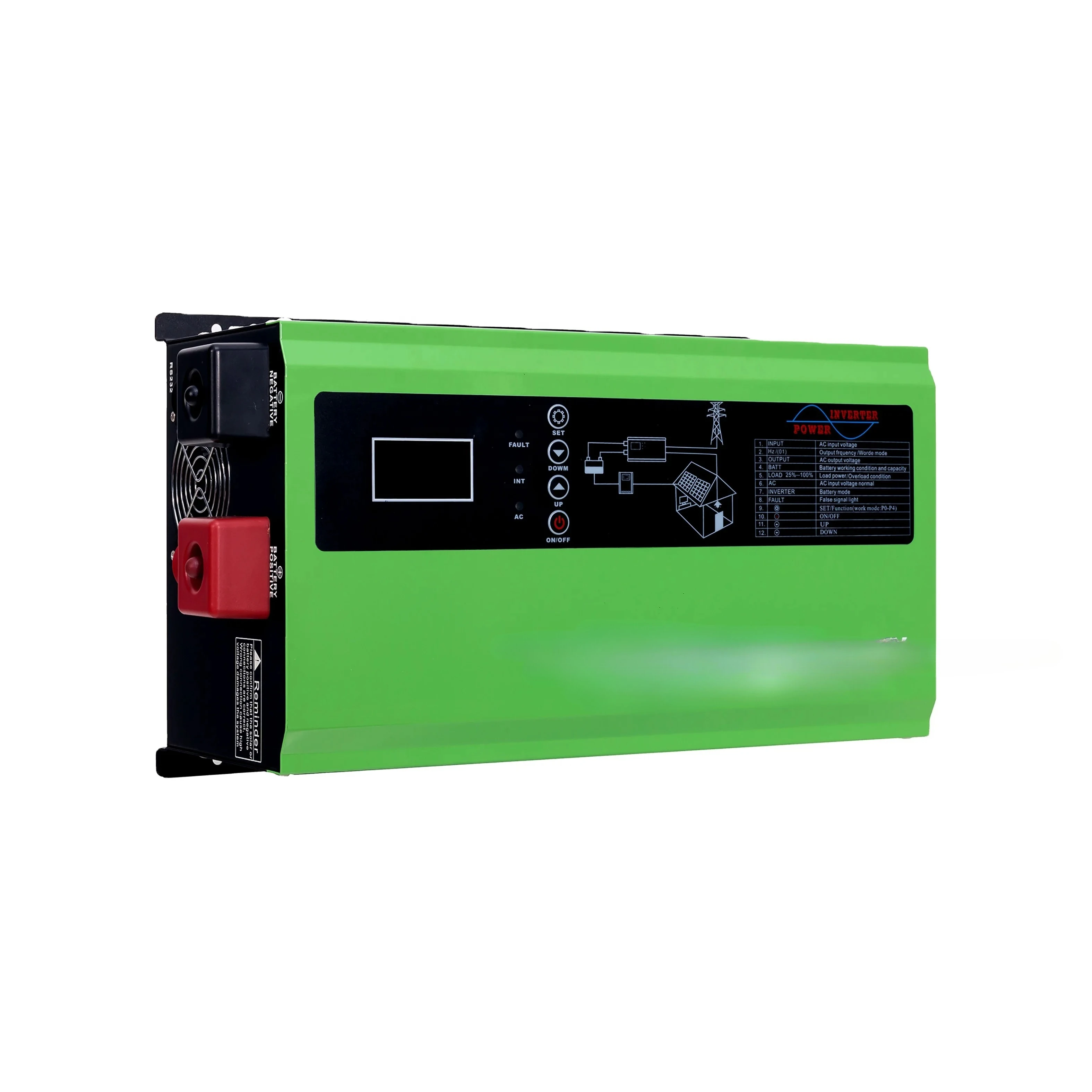 ソーラーインバーター＆コンバーター ハイブリッド 5kw 6 - Off Grid Solar Inverter 48V 6000W のレビューと価格